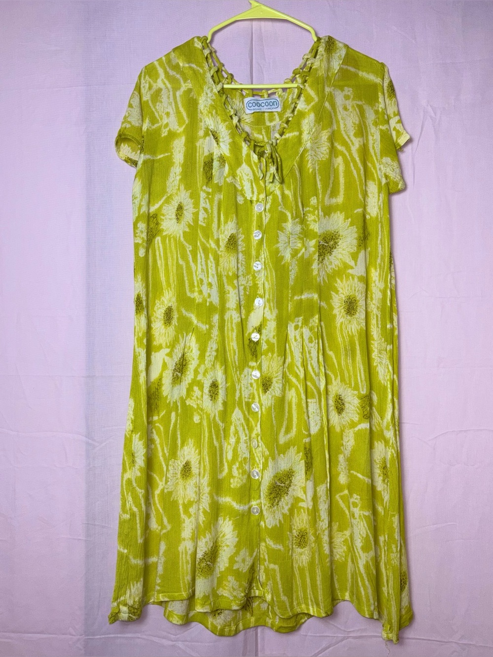 Vintage Chartreuse Dress